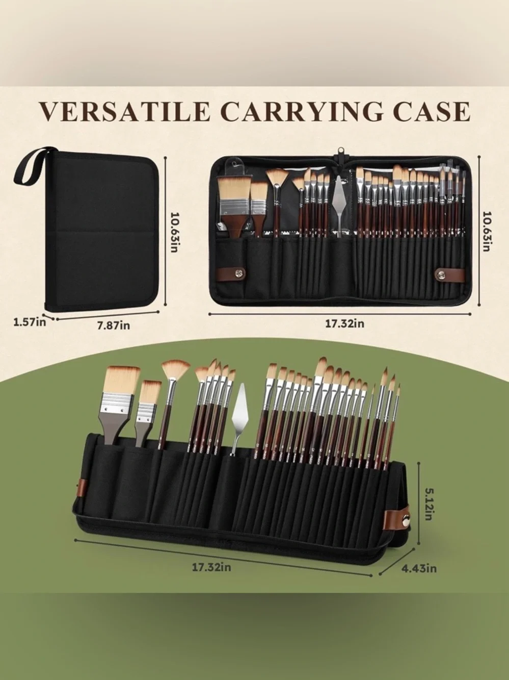26 PCS Paint Brush Set 🖌️ 🎨🎨